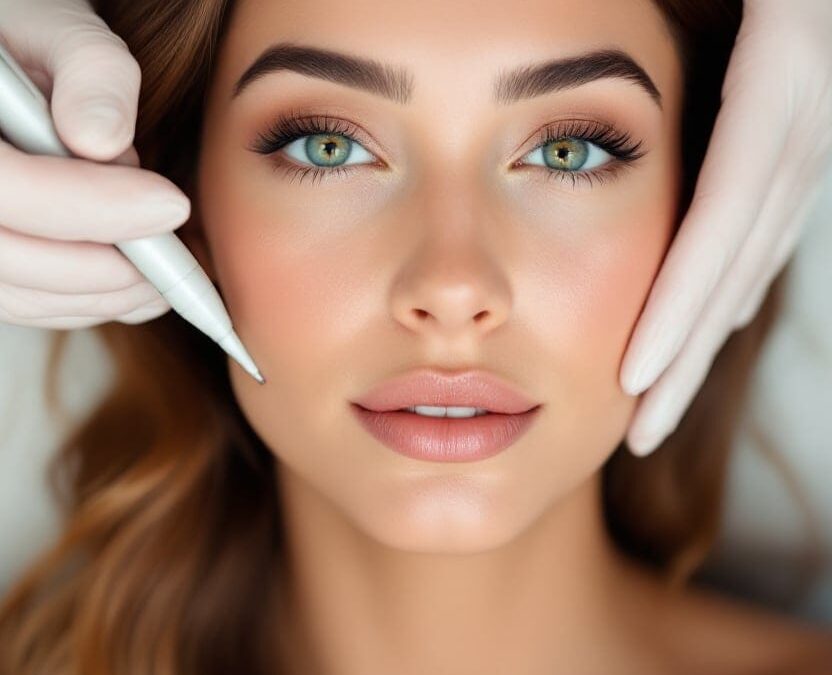Micronnedling procedure with beautiful woman 5